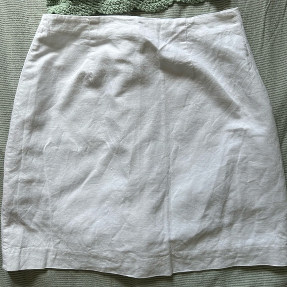 GAP - Cute Linen White Skirt - Picture 6 of 9